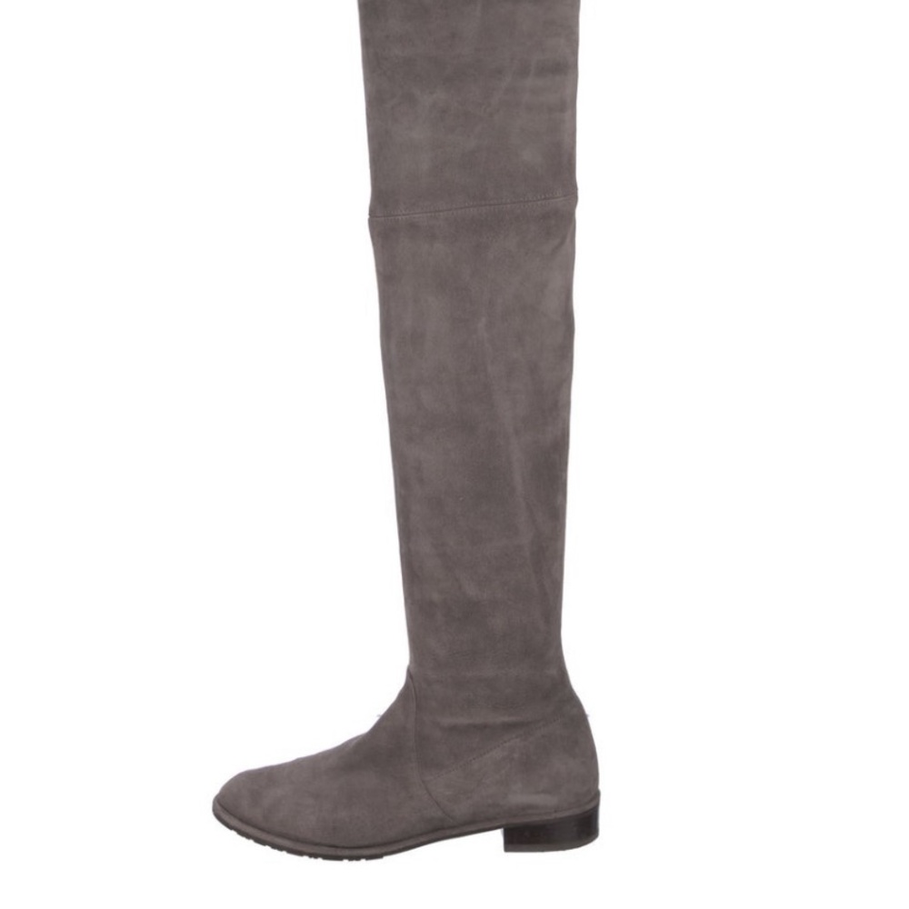 Stuart Weitzman lightly used grey above the knee boots